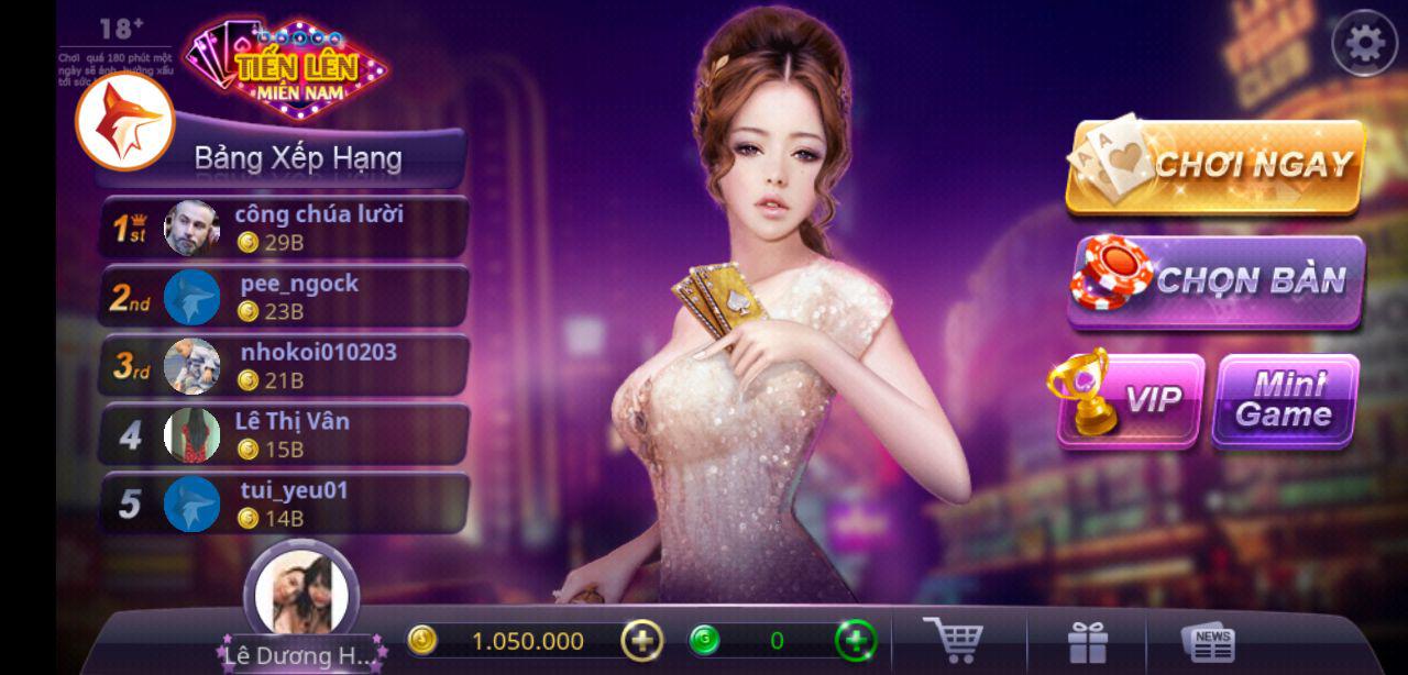 Một số bộ bài Tiến lên